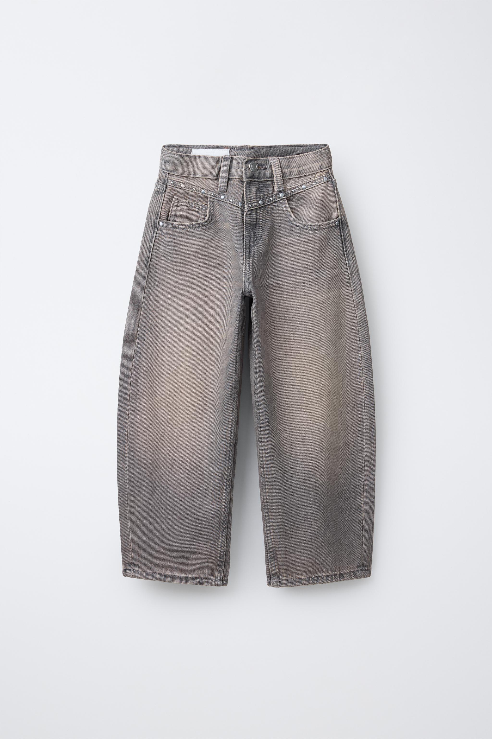 JEANS BARREL À CLOUS